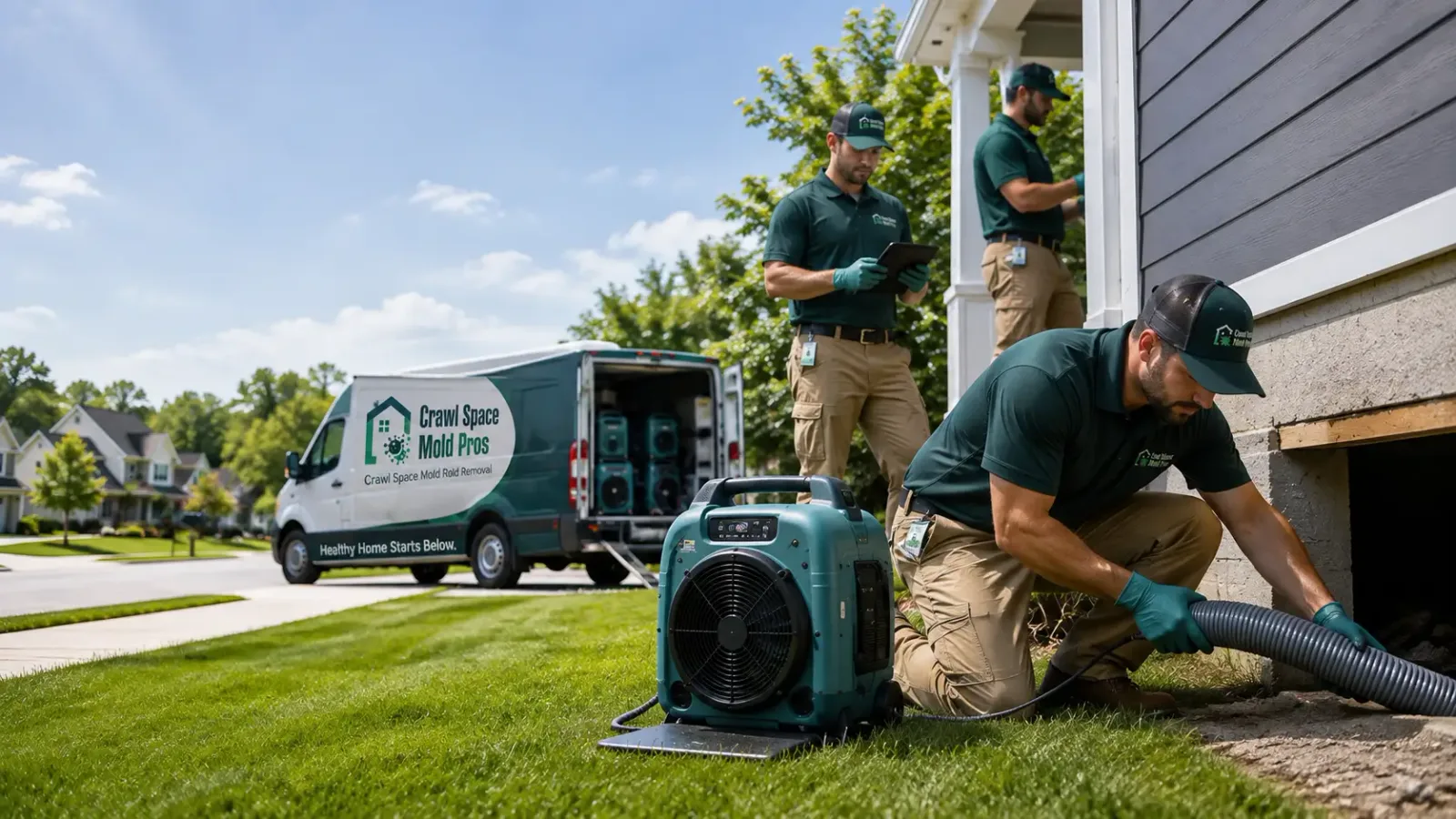 Crawl Space Mold Removal in Dorr, MI